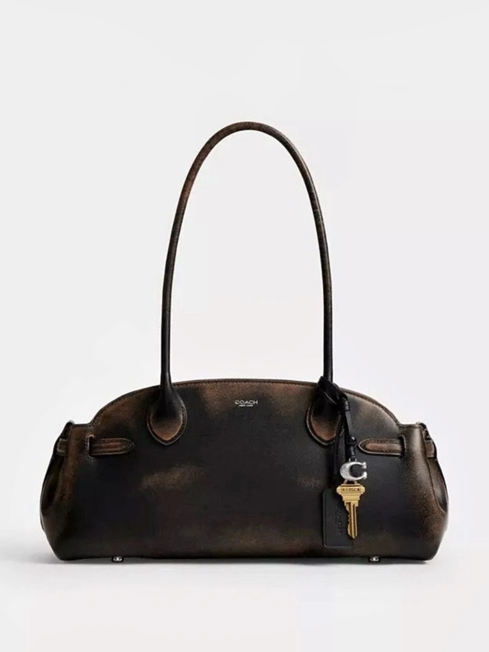 Coach Empire Carryall Bag 34 Black Shoulder Bag Like New